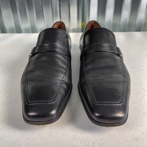 Bruno Magli Black Leather Slip On Men's 9.5